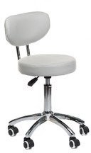 Beauty System Taboret kosmetyczny BT-229 szary BT-229/GREY