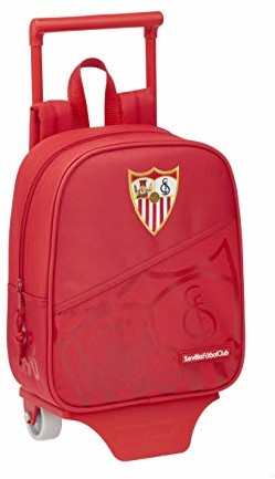 safta Plecak do przedszkola Sevilla FC oficjalny plecak z Safta, 220 x 100 x 270 mm, czerwony (czerwony) - 611956280 611956280