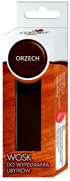 Colorit Wosk do wype$147niania ubytk$148w  Drewno orzech 15 g