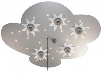 Niermann Standby Nier mężczyzna 767 lampa sufitowa chmura, gwiazdy, Tytan