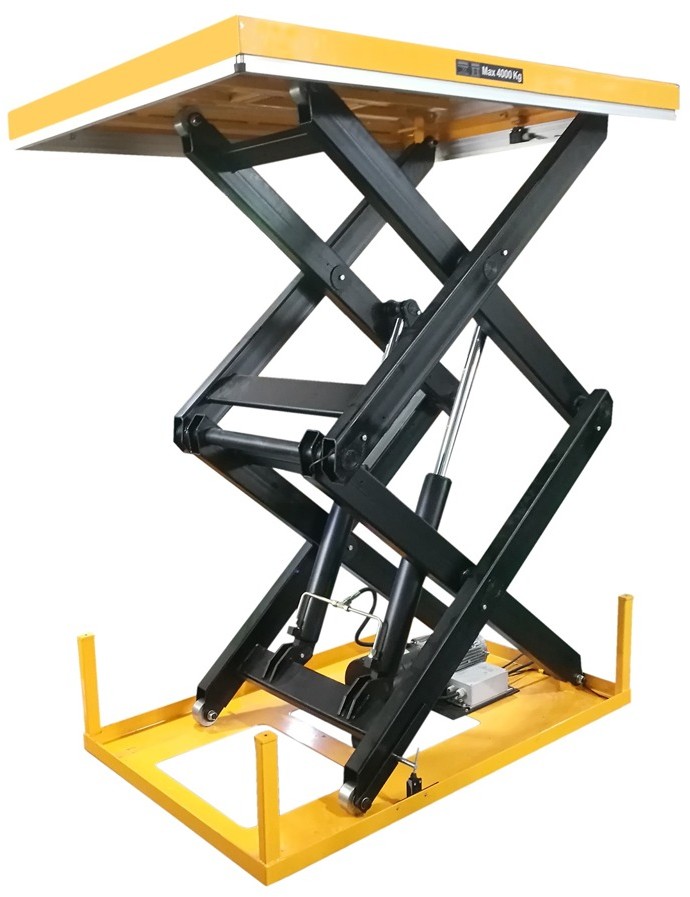 443 DOSTAWA GRATIS! 44366762 Profesjonalna platforma stół podnośny dwunożycowy udźwig 4000kg wysokość podnoszenia 2050mm) 66762-uniw