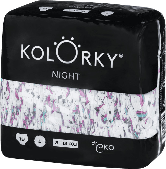 KOLORKY NIGHT L 8 13 kg 19 szt.