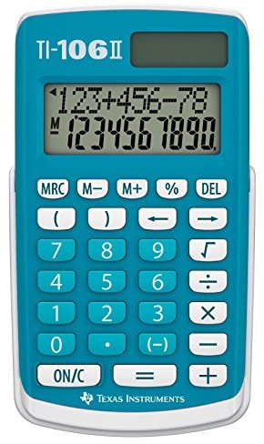 TEXAS INSTRUMENTS ti106-szkoły podstawowej kalkulator TI106II