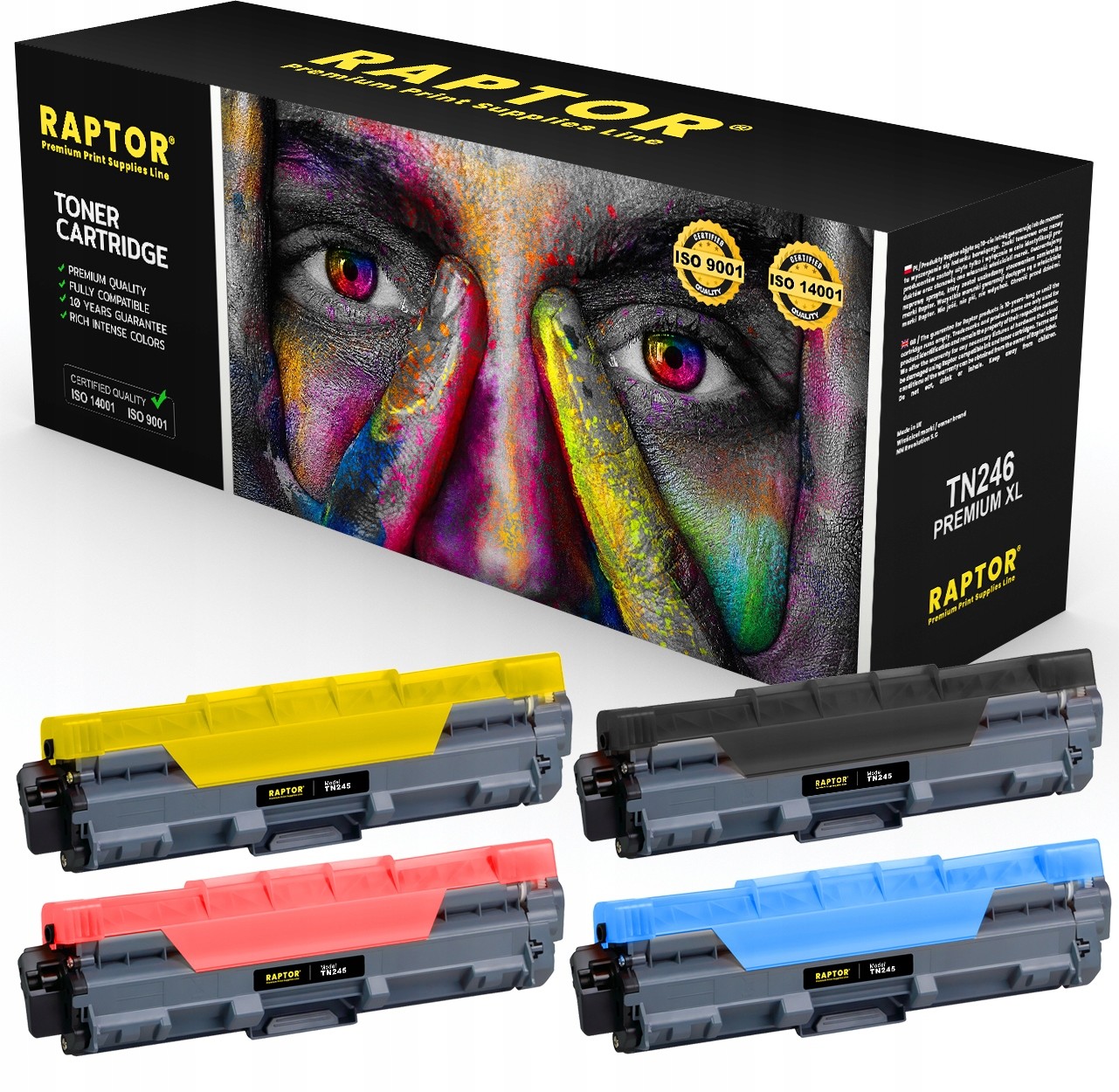 4x Toner Do Brother TN246 MFC-9332CDW MFC-9342CDW