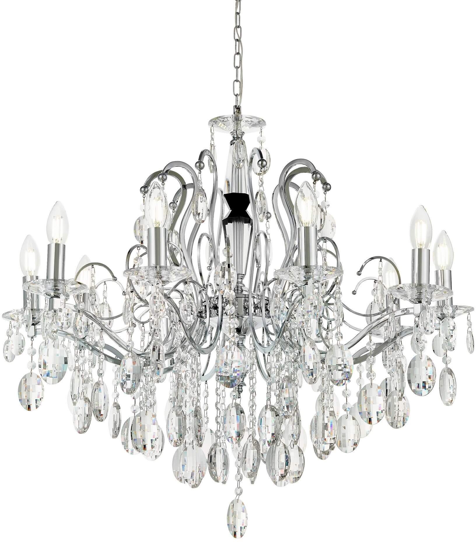 Lumina Deco Deco KLASYCZNY ŻYRANDOL KRYSZTAŁOWY DANIELLA W10 DECO LDP 9123-10