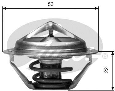 GATES TERMOSTAT TH06182G1 FIAT DUCATO 1,8/2,0 86-94 TH06182G1