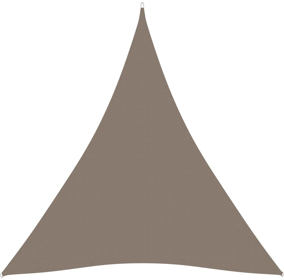 vidaXL Trójkątny żagiel ogrodowy, tkanina Oxford, 3,6x3,6x3,6 m, taupe 135446