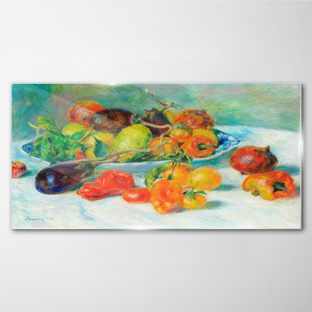 PL Coloray Obraz Szklany Owoce Warzywa Cytryny 100x50cm