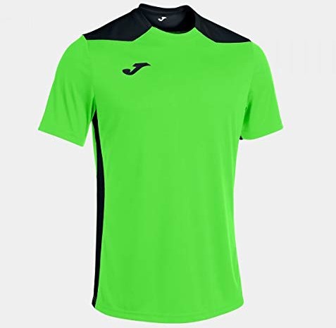 Joma Męska koszulka Championship Vi Neonowo-zielony czarny 4XS 101822021