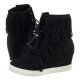 CheBello Sneakersy Czarne T323/320 (CH29-b)
