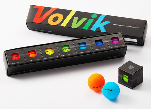 VOLVIK Piłki golfowe VOLVIK RAINBOW PACK (zestaw 7 tęczowych piłek) 818615025161