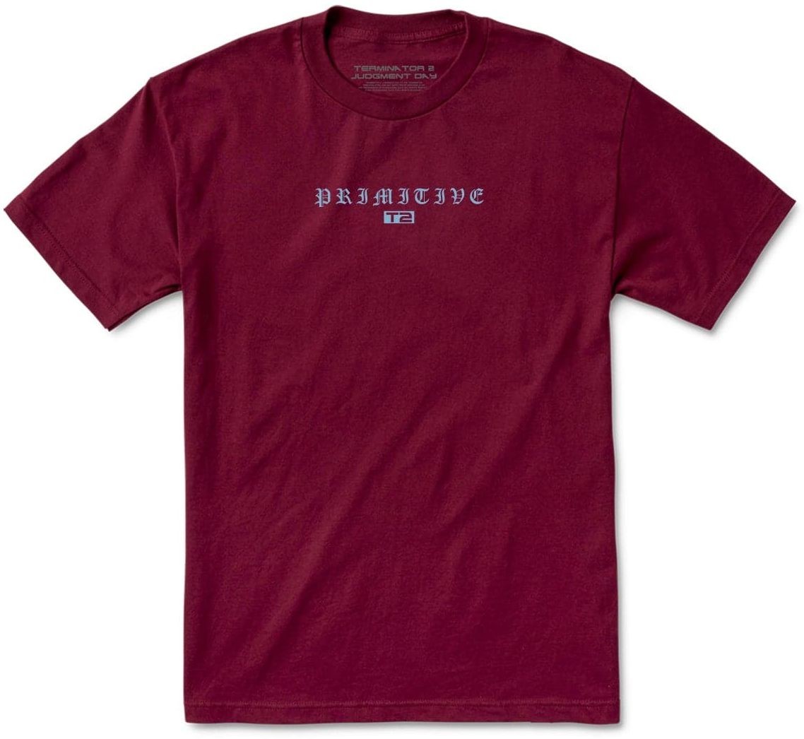 PRIMITIVE t-shirt PRIMITIVE TERMINATOR) MACHINE TEE Burgundy