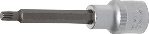 BGS wkładka bit, 1/2 cala, uzębienie wewnętrzne, długość 100 MM, M6, 1 sztuki, 4360