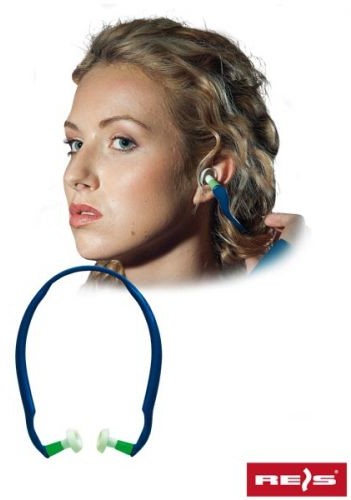 REIS WKŁADKI PRZECIWHAŁASOWE uni (S/M/L) - OSZ-BANDBLUE N