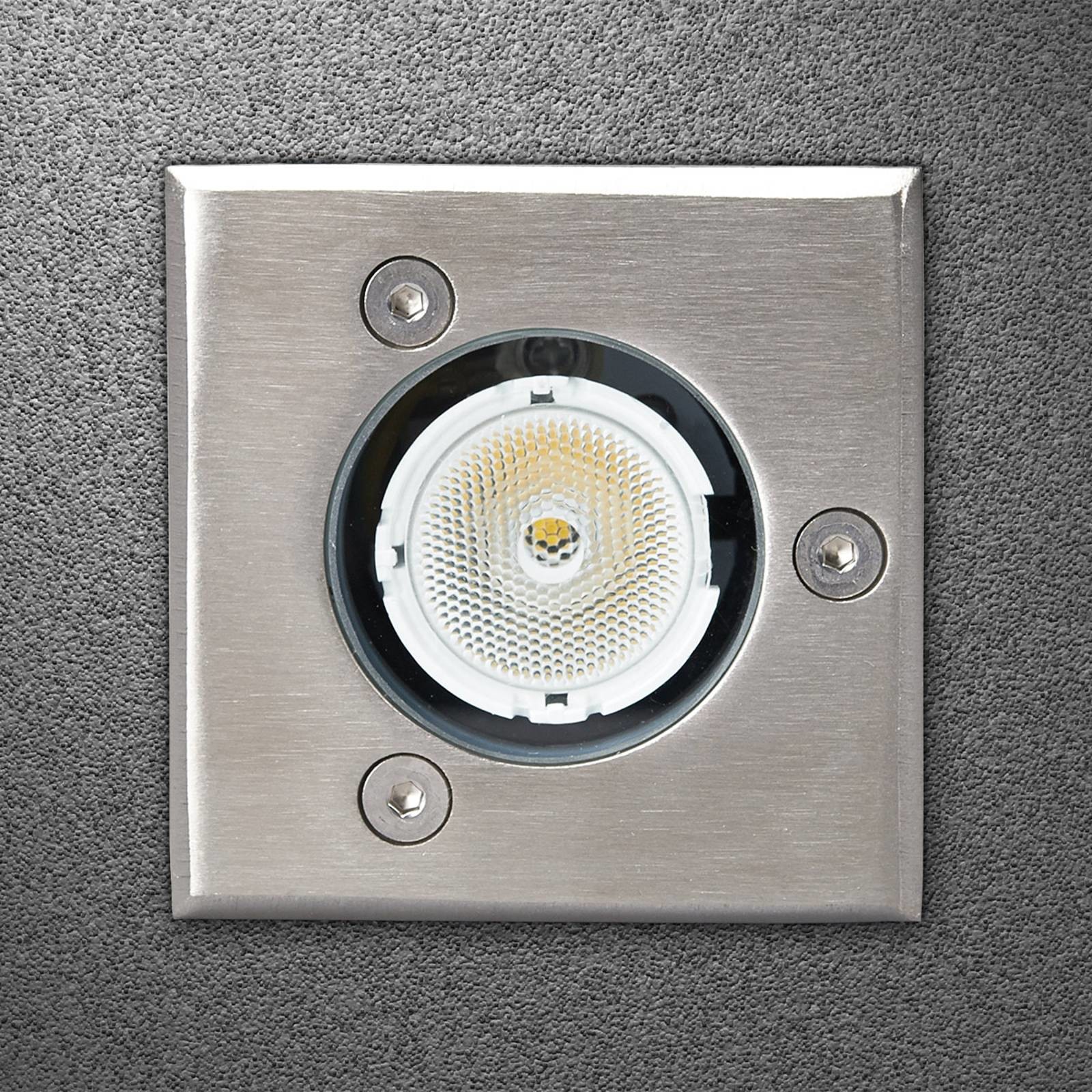 LUCANDE Oprawa wpuszczana LED Kenan, IP67 49 lumenów