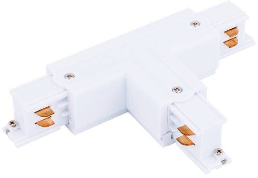 Azzardo Track 3Line T Connector Left white)