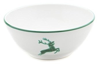 Gmundner Keramik Gmundner ceramika manufaktura 0324suse23 Zielony jeleń, miska średnica 23 cm 0324SUSE23