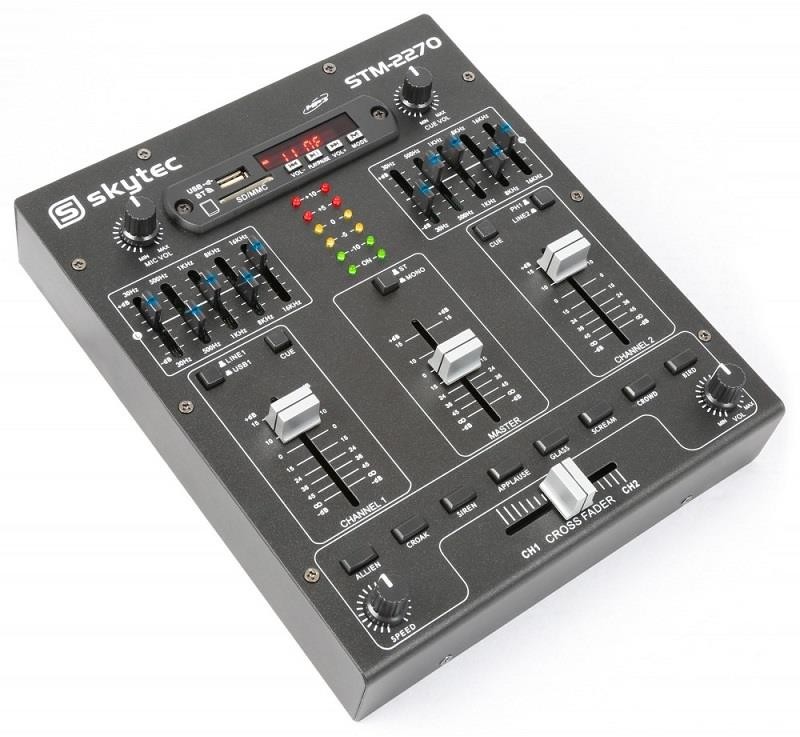 Skytec STM-2270 4-kanałowy mikser Bluetooth USB SD MP3 FX Sky-172.982