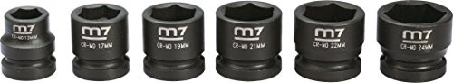 MIGHTY SEVEN ma42006 M do gier firmy 6 Mini-wkładki klucz nasadowy, 6-częściowy MA42006M