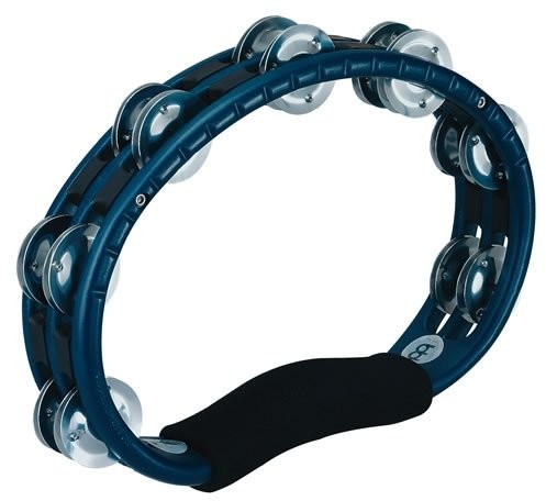Meinl Percussion meinl Percussion Tambourine (plastik) z aluminiowymi zacisków (2-rzędowy ABS)  model ręki, niebieski TMT1AB