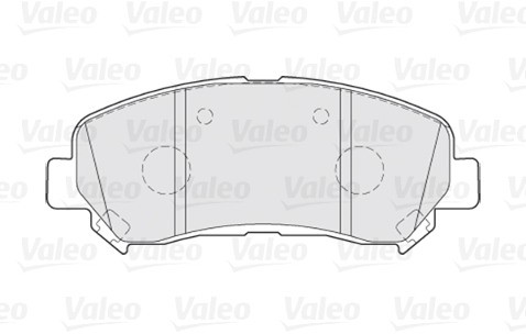 VALEO Zestaw klocków hamulcowych, hamulce tarczowe 301067