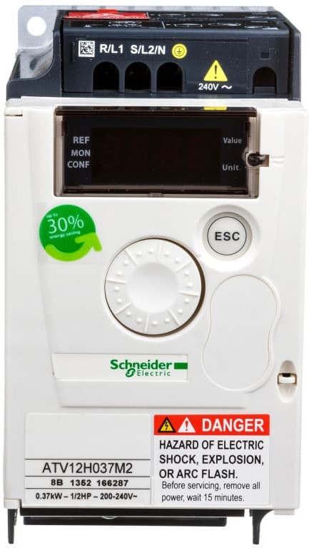 Schneider Electric Falownik 0,37kW 1x200-240V/2,4A Altivar 12 ATV12H037M2