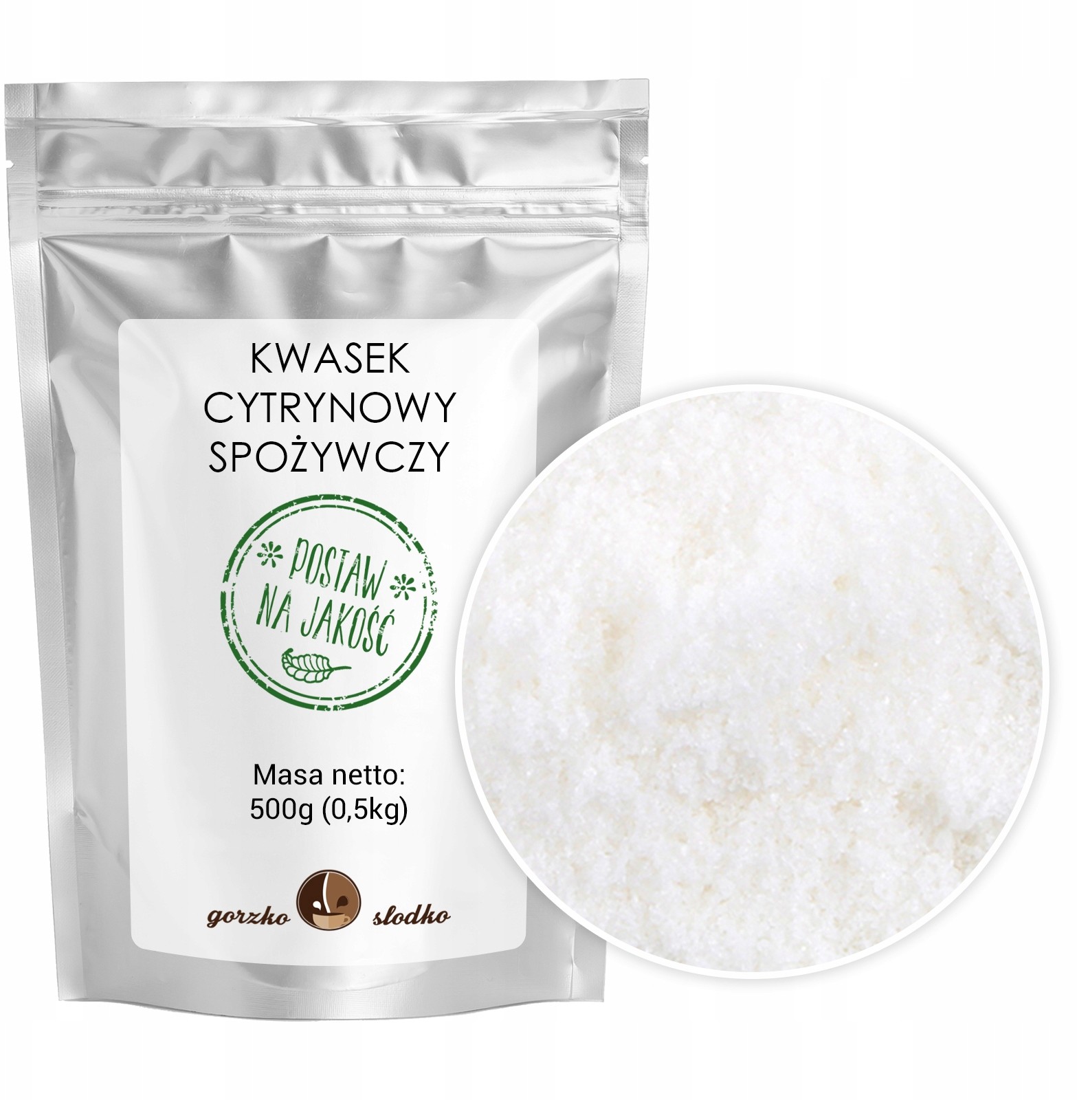 Kwasek Cytrynowy ekologiczne sprzątanie 0,5kg