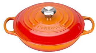Le Creuset 21180260902430 Signature profesjonalny garnek 26 cm, ofenrot Gourmet 21180260902430