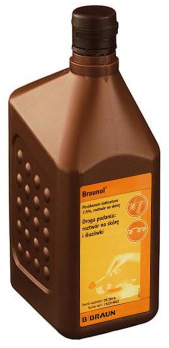 B.BRAUN Braunol płyn 75mg/ml 1000ml