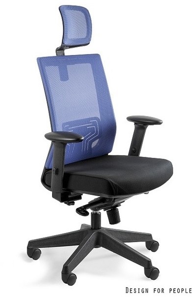 Unique Nez Fotel biurowy niebieski W-879K-MESH33 odbiór osobisty Kraków Warszawa 29-Innych-Miast X70W879KMESH33