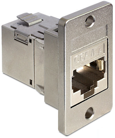Delock Uchwyt montażowy Keystone 1 port