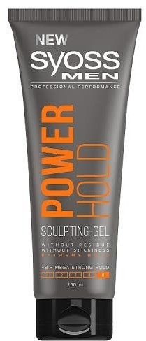 Syoss Men Power Hold Gel żel do włosów Mega Strong 250ml