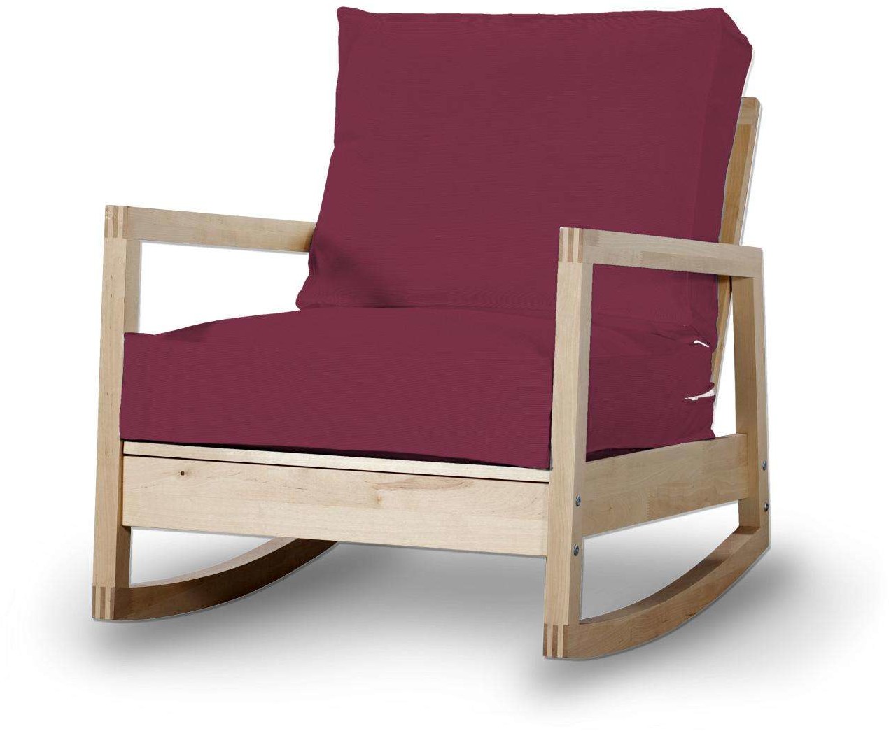 Dekoria pl pl Pokrowiec na fotel Lillberg Plum śliwkowy) Fotel Lillberg Cotton Panama 628-702-32