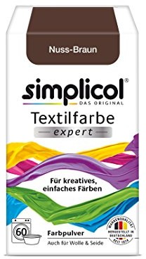 Simplicol simplicol farby do tekstyliów, ekspert od barwienia tekstyliów do kreatywnego, łatwego farbowania, 18 kolorów, farba do pralki lub ręcznego barwienia 1716