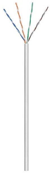Wentronic Cat6 UTP CROSS over kabel sieciowy Szary, szary 100 m 4040849938849