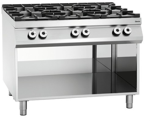 Bartscher 6-PALNIKOWA KUCHNIA GAZOWA 1X3,5 KW 2X5 KW 3X8 KW 2951121