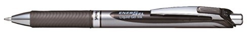 Pentel bl80-AX rollerball Pen żel EnerGel z mechanizmem druku, 1 sztuki, czarny BL80-AX