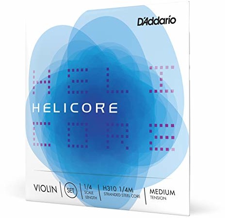 D'Addario D'Addario Helicore Skala 1/4 średnie napięcie skrzypce zestaw strun H310 1/4M