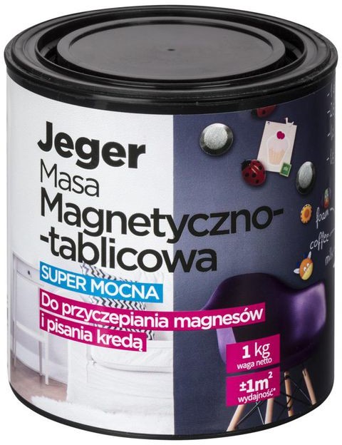 JEGER Farba dekoracyjna MAGNETYCZNO-TABLICOWA Szary JEGER