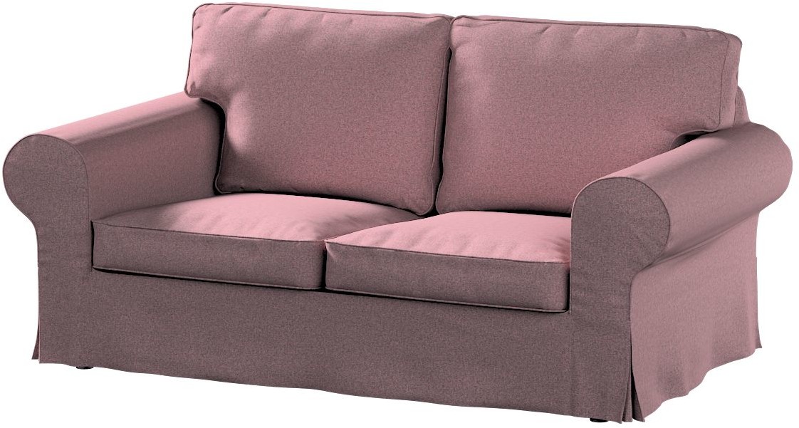 Dekoria Pokrowiec na sofę Ektorp 2-osobową nierozkładaną różowy z czarną nitką 173 x 83 x 73 cm Amsterdam 611-704-48