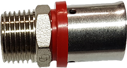 Złączka Pex/al/pex 20 X 1/2' Gz Zaprasowywana