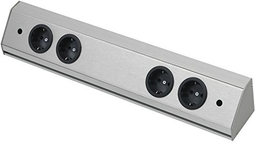 WIPO Efekt Wipo Steckdosenleiste Corner Compact 230 V, maks. 3500 W, 460 MM, ze stali nierdzewnej, 13940462200