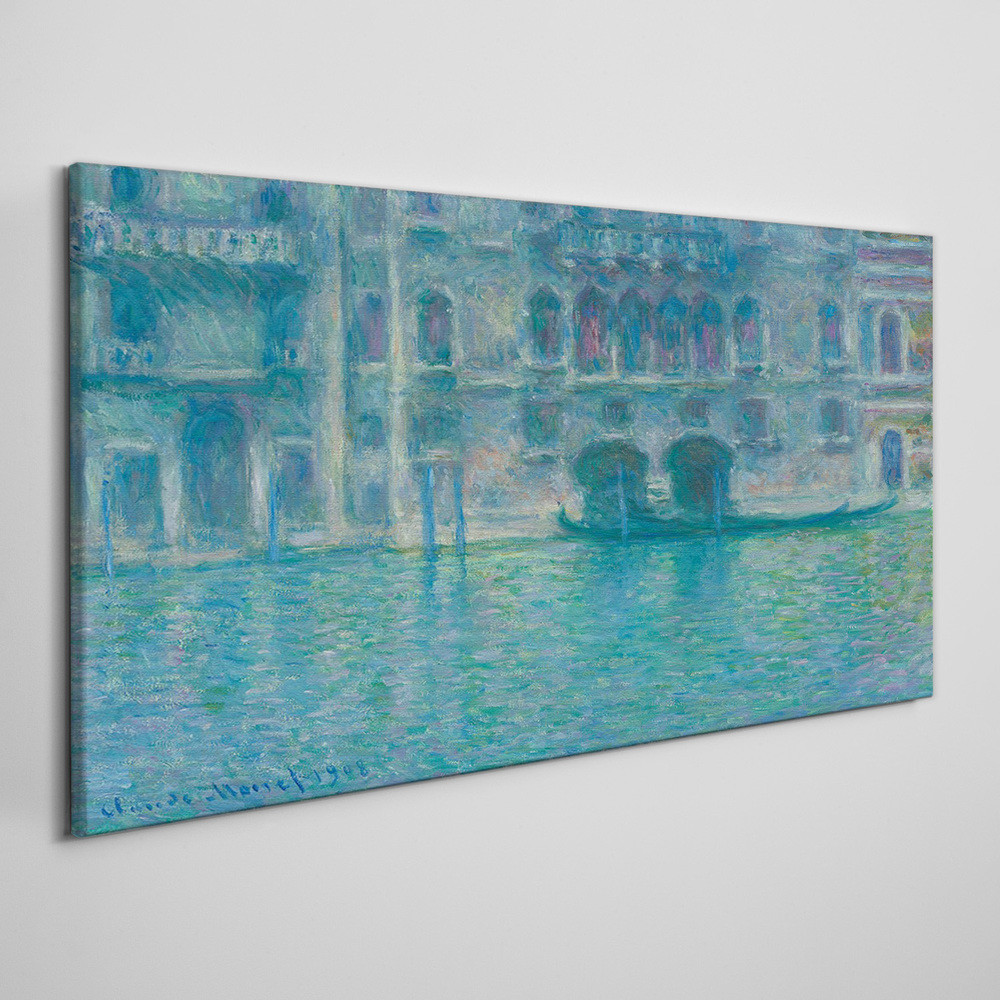 PL Coloray Obraz na Płótnie Palazzo da Mula Wenecja Monet 120x60cm