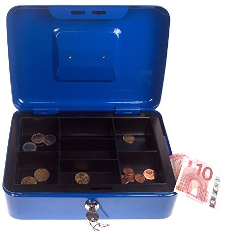 TSI cash box Full Metal with plastic Insert for Coins 4022792493972