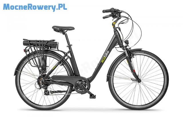 Ecobike Trafik black 2020 czarny 28 cali