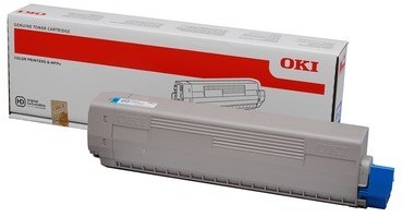 Zdjęcia - Wkład drukujący OKI Toner  do C823/833/843 | 7000 str.  Cyan (46471103)