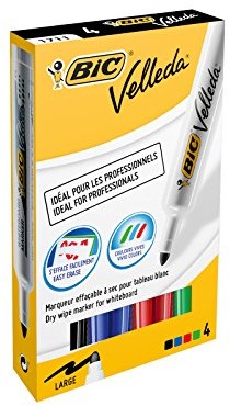 BIC Whiteboard Marker Velleda 1711, końcówka okrągła, szt. etui jedn. sprz. = 1 875785