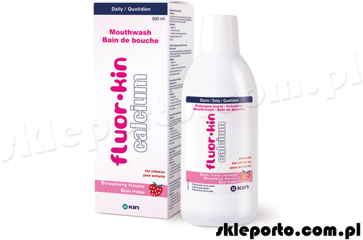 Kin Kin Fluor-kin Calcium  - płyn przeciw próchnicy - 500 ml