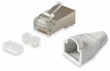Equip wtyczka RJ45 Cat6 100 szt. z zabezpieczeniem przed zginaniem U. einf