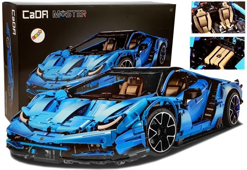 producent niezdefiniowany Klocki Konstrukcyjne Auto Cada 770-4 Master Samochód Wyścigowy 3842 Elementy